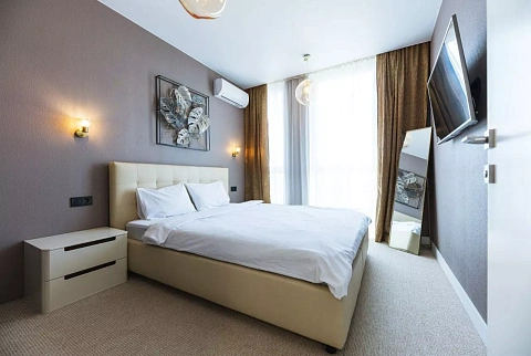 2-комнатная посуточно в Киеве. Шевченковский район, ул. Салютная, 2 &mdash; 1001600622 изображение 1