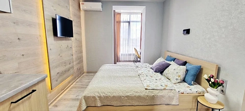 1-комнатная подобово у Дніпрі. Индустриальный район, вул. Богдана Хмельницького, 11а &mdash; 1001383265 зображення 1